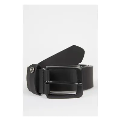 DEFACTO Men's Faux Leather Jean Belt