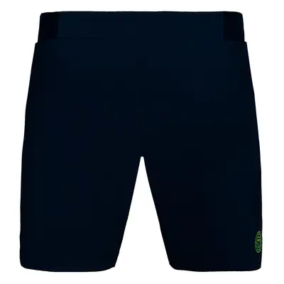 Pánské šortky BIDI BADU Bevis 7Inch Tech Shorts Lime, Dark Blue