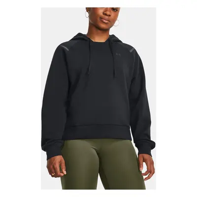 Under Armour Mikina Unstoppable Flc Hoodie-BLK - Dámské