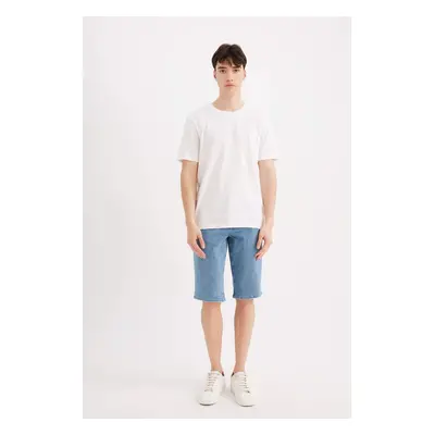 DEFACTO Regular Fit Jean Bermuda Shorts