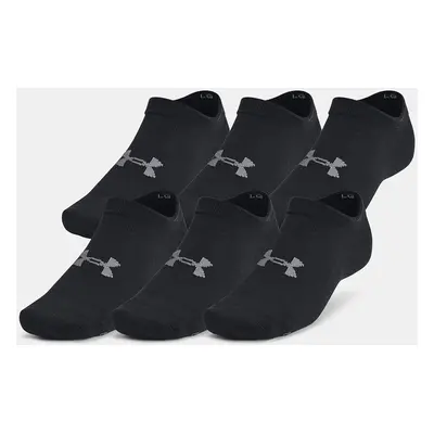 Under Armour Ponožky UA Essential No Show 6pk-BLK - unisex