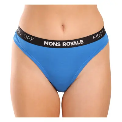 Dámská tanga Mons Royale merino modrá