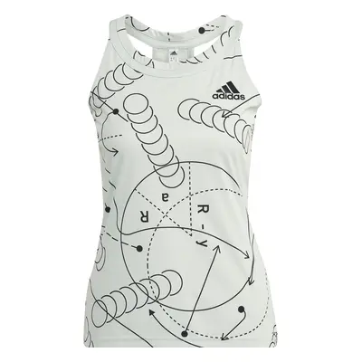 Dámské tílko adidas Club Graphic Tank Linen Green