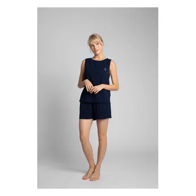 LaLupa Woman's Top LA015 Navy Blue