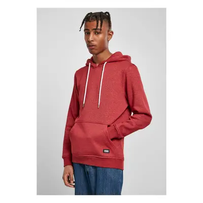 Basic Melange Hoody bloodstonemelange