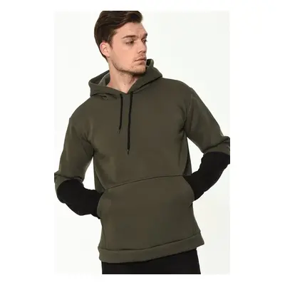 1042 DEWBERRY MEN'S SWEATSHIRT-KHAKI