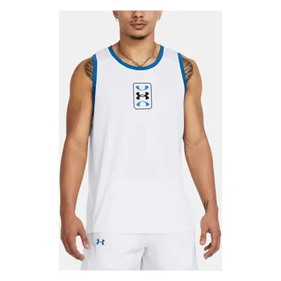 Under Armour Tílko UA Baseline Performance Tank-WHT - Pánské