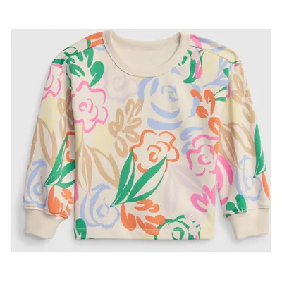 GAP Dětská mikina floral - Holky