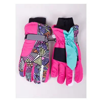 Rukavice Yoclub YC_Children's_Winter_Ski_Gloves_REN-0247G-A150_Multicolour