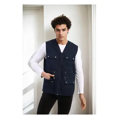 94105 Dewberry Multi-Pocket Mens Vest-NAVY