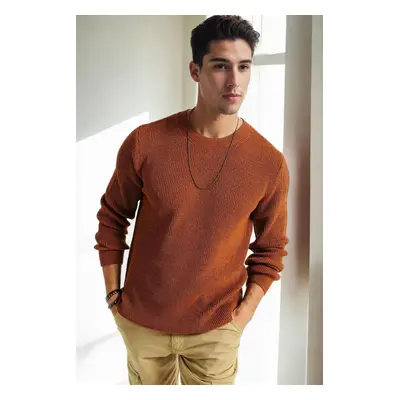 18369 Dewberry Knitwear Mens Sweater-CINNAMON