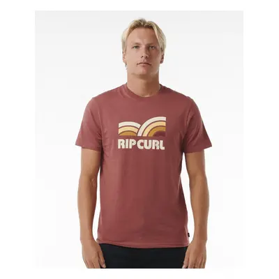 Tričko Rip Curl SURF REVIVAL CAPTURE TEE Apple Butter