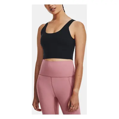 Under Armour Tílko Meridian Fitted Crop Tank-BLK - Dámské