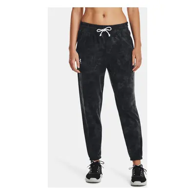 Under Armour Tepláky Rival Terry Print Jogger-BLK - Dámské