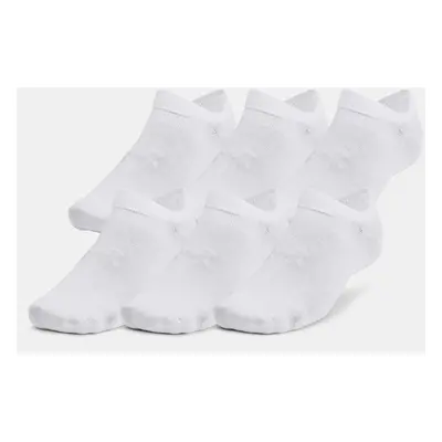 Under Armour Ponožky UA Essential No Show 6pk-WHT - unisex