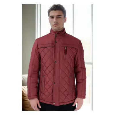 M8616 DEWBERRY MEN'S COAT-BURGUNDY-1