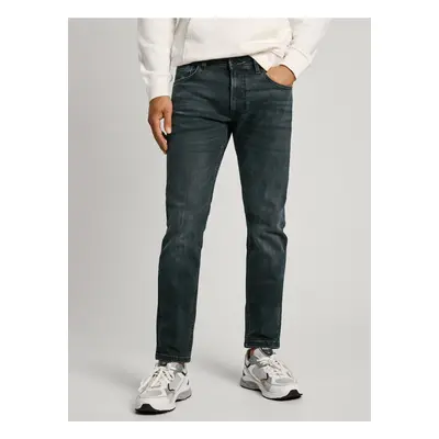 Tmavě modré pánské straight fit džíny Jeans Pepe Jeans - Pánské