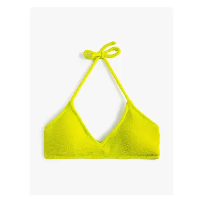 Koton Women's Green Bikini Top