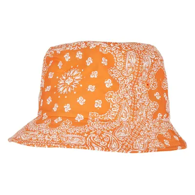 Bandana Print Bucket Hat oranžová