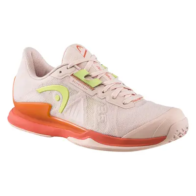 Dámská tenisová obuv Head Sprint Pro 3.5 AC Salmon/Lime EUR 40,5