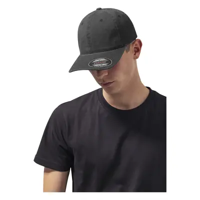 Flexfit Garment Washed Cotton Dad Hat černý