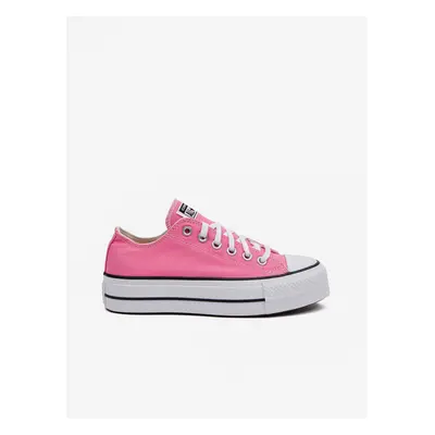 Růžové dámské tenisky Converse Chuck Taylor All Star Lift Platform - Dámské