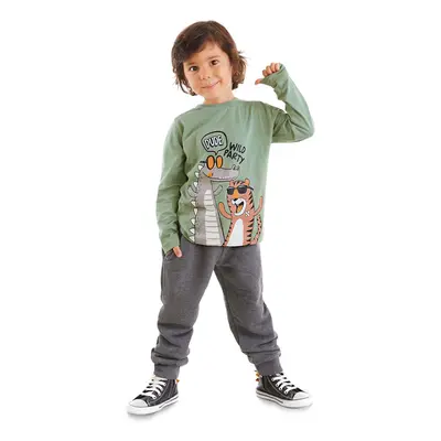 Denokids Wild Party Boy's T-shirt Sweatpants Set