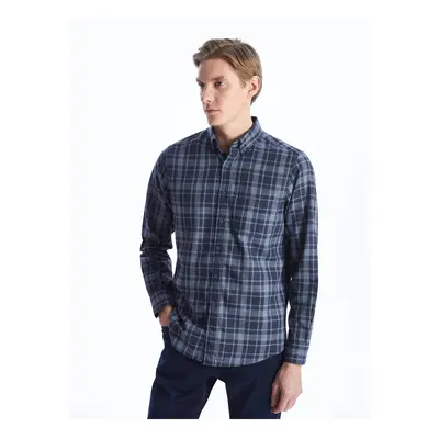 LC Waikiki Regular Fit Long Sleeve Plaid Men's Shirt