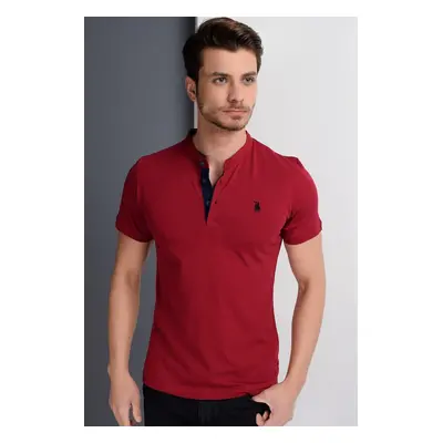 T8560 DEWBERRY T-SHIRT-BURGUNDY