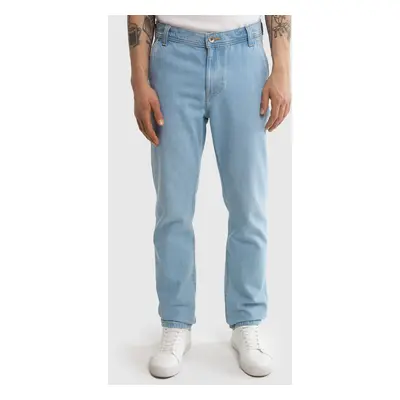 Big Star Man's Straight Trousers Denim Light Denim-253