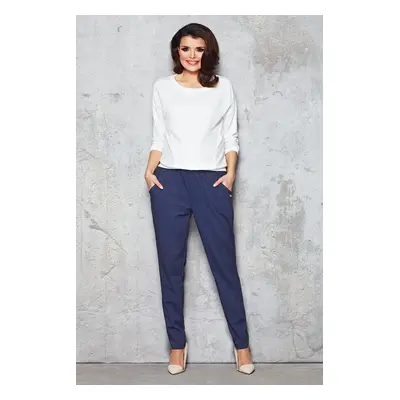 Infinite You Woman's Pants M051 Navy Blue