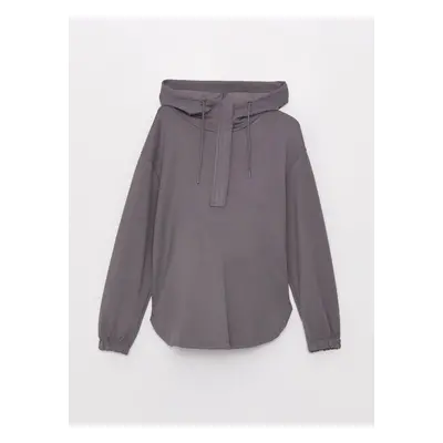 LC Waikiki Plain Long Sleeve Maternity Hoodie