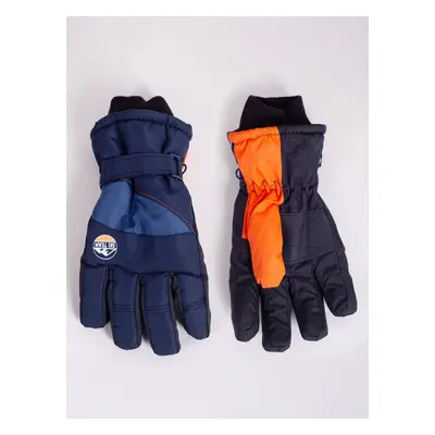 Yoclub Kids's Children'S Winter Ski Gloves REN-0301C-A150 Navy Blue