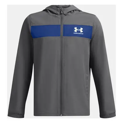 Chlapecká bunda Under Armour UA Sportstyle Windbreaker-GRY - Kluci