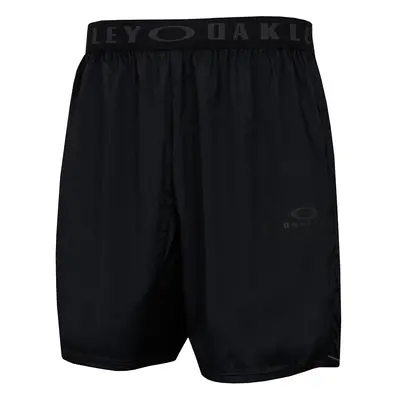 Pánské šortky Oakley Hot Temps 6" Running Short Blackout