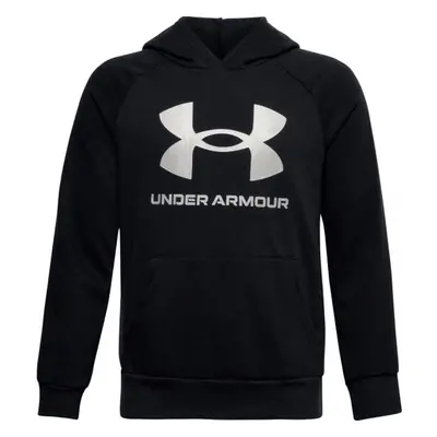 Chlapecká mikina Under Armour RIVAL FLEECE HOODIE black