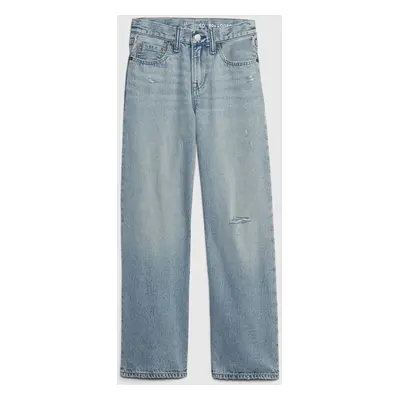 GAP Dětské džíny '90s Loose organic Washwell - Kluci