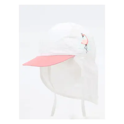 Yoclub Kids's Girls' Summer Hat With Neck Protection CLE-0120G-0100