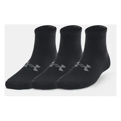 Under Armour Ponožky UA Essential 3pk Qtr Yth-BLK - unisex