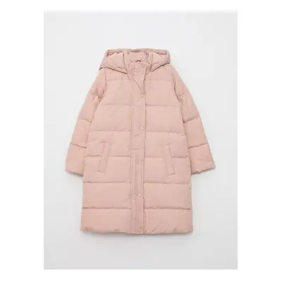 LC Waikiki Hooded Basic Girl's Coat