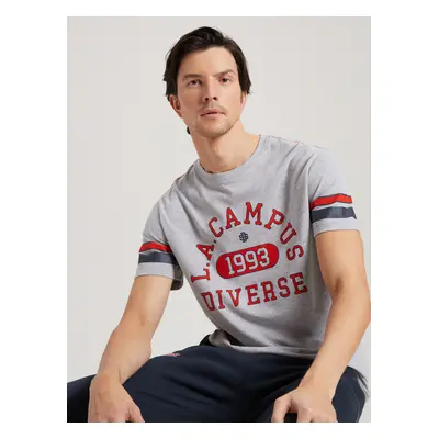 Diverse Men's printed T-shirt LA CAMPUS