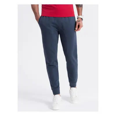 Ombre Men's jogger sweatpants - navy blue