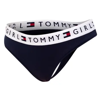 Tommy Hilfiger Woman's Thong Brief UW0UW01572 Navy Blue