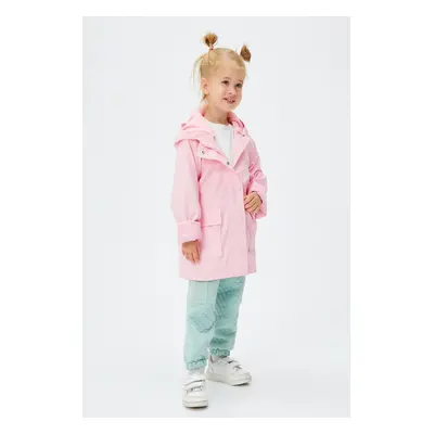 Koton Baby Girl Pink Coat