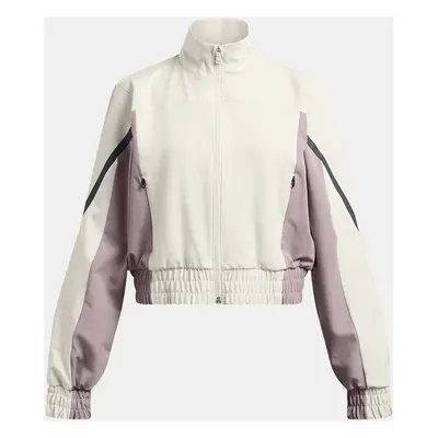 Dívčí bunda Under Armour Unstoppable Crop Jacket-WHT - Holky