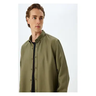 Koton Khaki Men's Adult Shirt