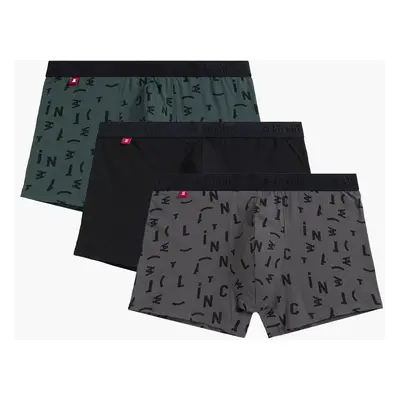 Pánské boxerky ATLANTIC 3Pack - vícebarevné