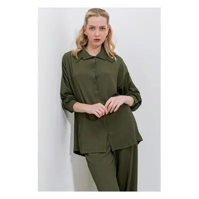 Bigdart Knitted Double Set - Khaki