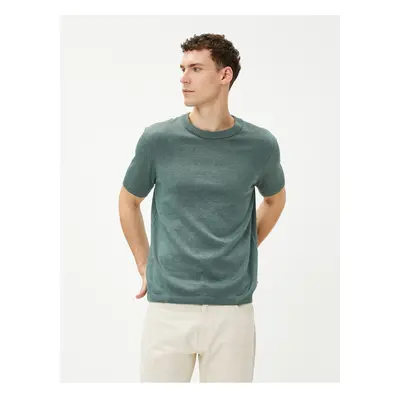 Koton Basic Sweater Short Sleeve Crew Neck