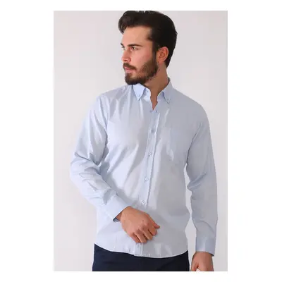 G676 DEWBERRY MEN'S SHIRT-BLUE